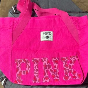 PINK Victoria's Secret Bright Pink Tote